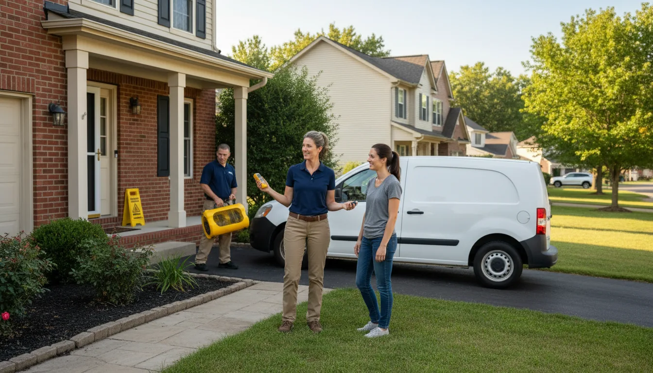 Water restoration image for Home Water Damage Repair in Lakota, IA